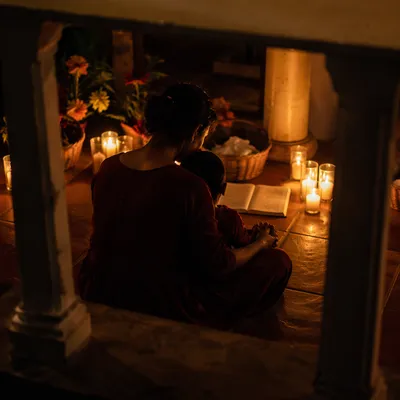 Tender Mother and Child Evening Prayer