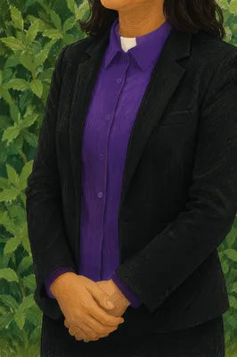 Adult in Black Jacket Outdoors