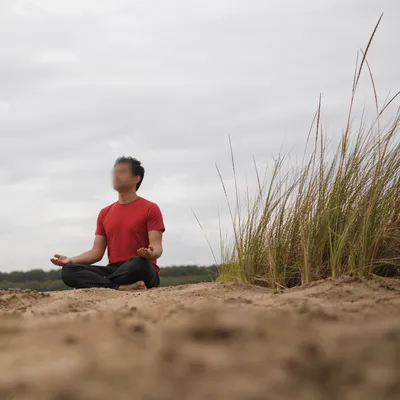 Peaceful Outdoor Meditation in Natural Stillness