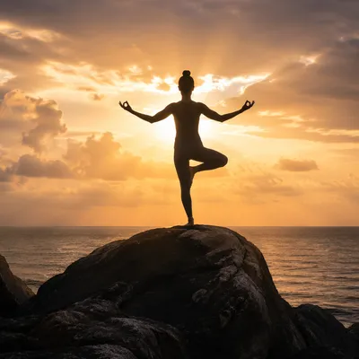 Peaceful Coastal Meditation at Golden Hour
