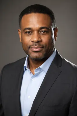 Professional Black Man Studio Headshot Portrait