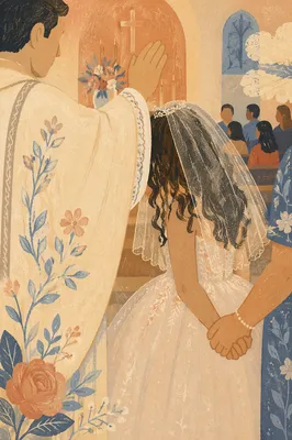 Quinceañera Church Blessing with Family Support