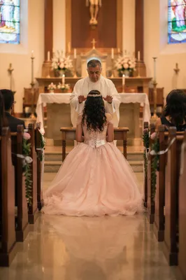 Quinceañera Church Blessing at Morning Altar