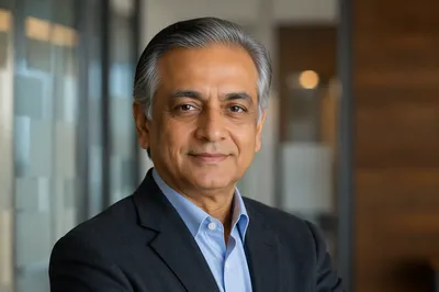 Senior South Asian Professional Office Headshot