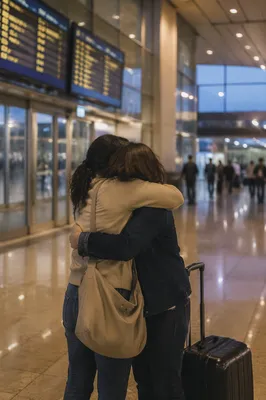 Emotional Siblings Reunion at Airport Arrival