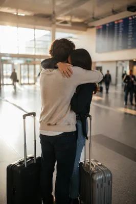 Emotional Sibling Reunion at Airport Arrival