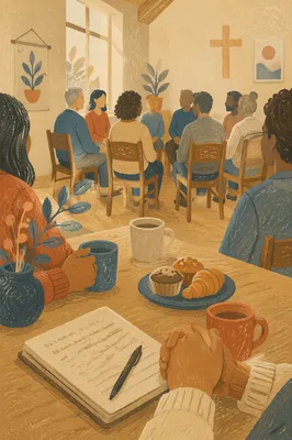 Single Adult Fellowship in Warm Community Room