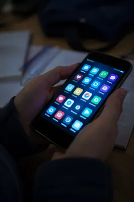 Teen Student Browsing Social Media