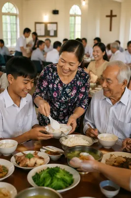 Vietnamese Community Meal in Parish Hall