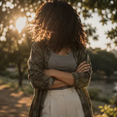 Confident Woman Portrait in Natural Light
