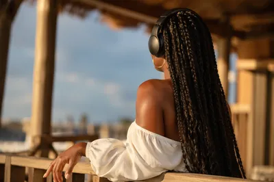 Confident Woman in Warm Afternoon Light