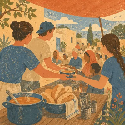 Young Adult Mission Meal Service Overseas