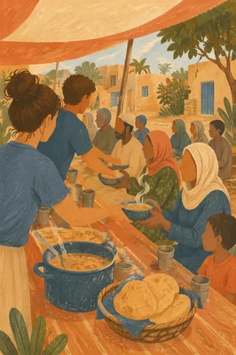 Young Adults Serving Overseas Community Meal