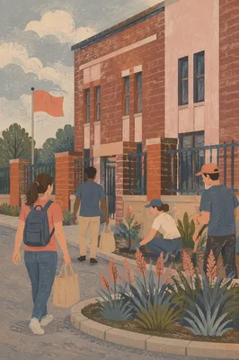 Young Adult Mission Service in City Neighborhood