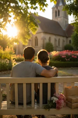 Young Married Couple Serving at Church