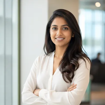Young Professional Woman in Modern Office