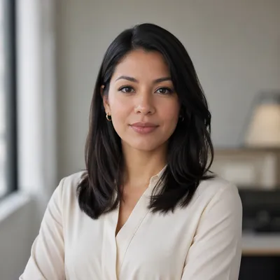 Confident Young Professional Woman Headshot