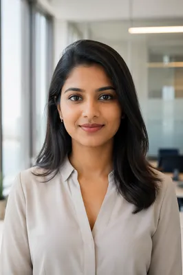 Young Professional Woman in Modern Office