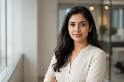 Confident Young Professional Woman in Office