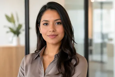 Confident Young Professional Woman in Office