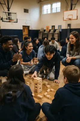 Youth Group Game Night in Gym