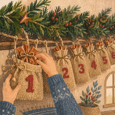 Day One Advent Calendar Opening Joy