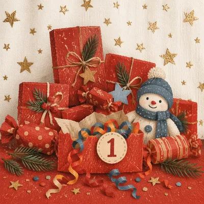 Advent Calendar Day One Gift Surprise