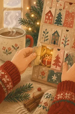 Opening the First Advent Calendar Door