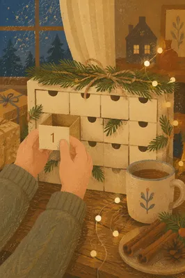 Opening the First Advent Calendar Door