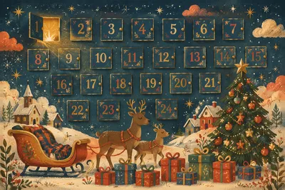 Advent Calendar Day One Holiday Wonder