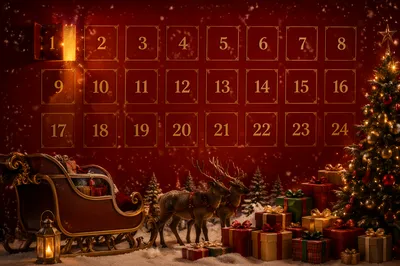Advent Calendar Day One Festive Reveal