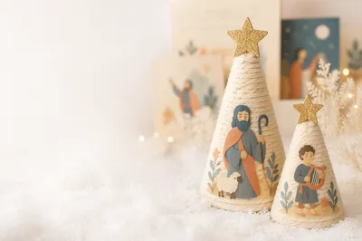 Advent Jesse Tree Ornaments with Scripture Cards
