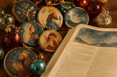 Advent Jesse Tree Ornaments by Scripture