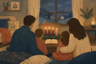 Advent Family Prayer by Candlelight