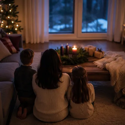 Family Advent Prayer by Candlelight