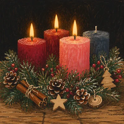 Advent Wreath Third Week Candle of Joy