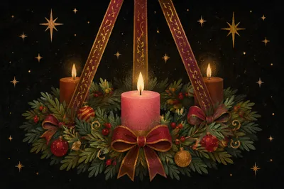 Third Week Advent Wreath of Joy