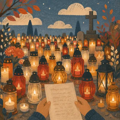 All Saints Day Candle Memorial Reading