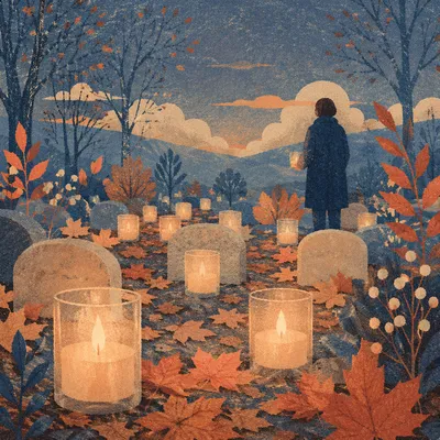 All Saints Day Candlelit Memorial Garden