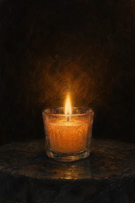 All Saints Day Memorial Candle