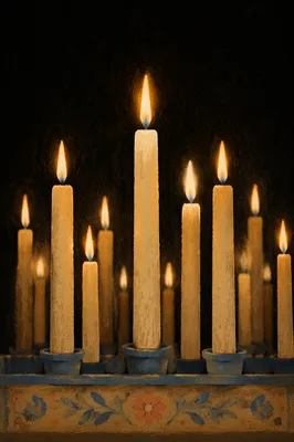 All Saints Day Remembrance Candles