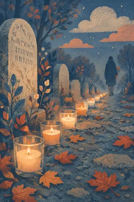 All Saints Day Candlelit Memorial Path