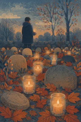 All Saints Day Candlelit Memorial Garden