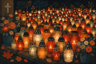 All Saints Day Memorial Candle Vigil