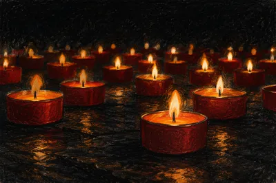 All Saints Day Memorial Candlelight