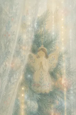 Dreamy Angel Ornament Christmas Tree Glow