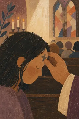 Ash Wednesday Blessing in Quiet Sanctuary
