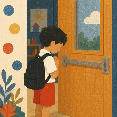 Back to School Prayer at Classroom Door