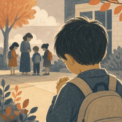 Back to School Prayer at Morning Entrance