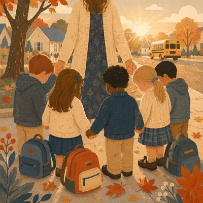 Autumn Back to School Prayer Circle